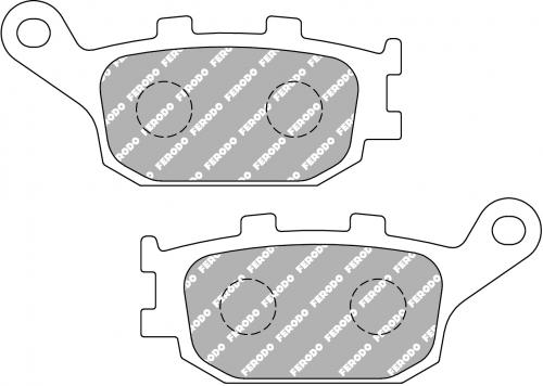 FERODO FDB754ST BRAKE PADS SINTER