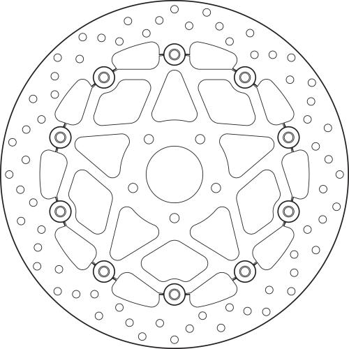 Brembo Serie Oro Floating Brake Disc 320 mm – 78B408B0