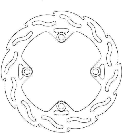 MOTO MASTER 110204, FLAME FIXED DISC 220