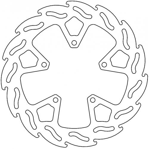 MOTO MASTER 110840, FLAME FIXED DISC