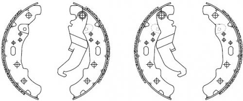 FERODO FSB983EF BRAKE SHOES