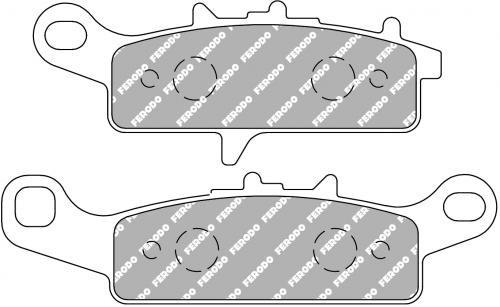 FERODO FDB2310EF BRAKE PADS ORGANIC