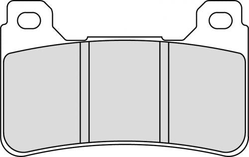FERODO FDB2205 CP1 BRAKE PADS ORGANIC RACING