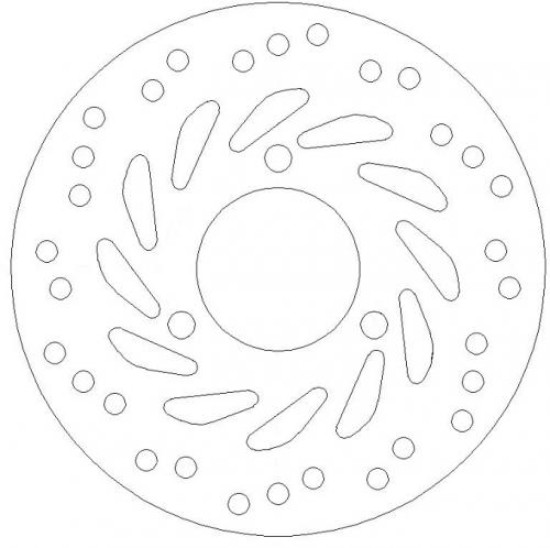 FERODO FMD0097R FIXED BRAKE DISC