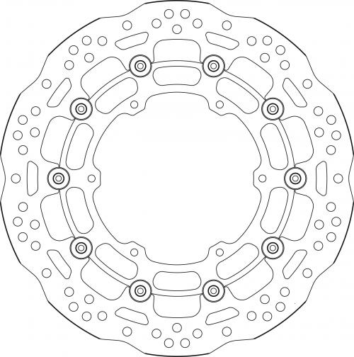 SBS UPGRADE BRAKE DISC 6349A