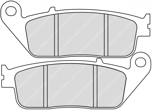 FERODO FDB2225SM BRAKE PADS SINTER SCOOTER
