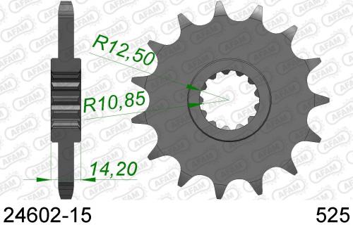 AFAM FRONT 15T, 525 AF12460215