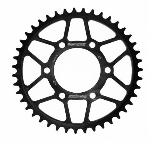 SUPERSPROX SUPERSPROX REAR STEEL 43T, BLACK, 520 SU447843B