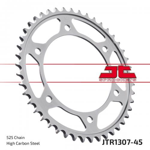 JT SPROCKETS REAR STEEL 45T, 525 JTR130745