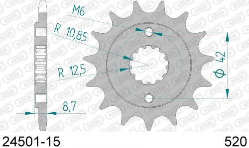 AFAM FRONT 15T, 520 AF12450115