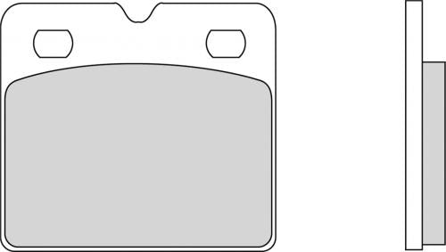 FERODO FDB736P BRAKE PADS ORGANIC