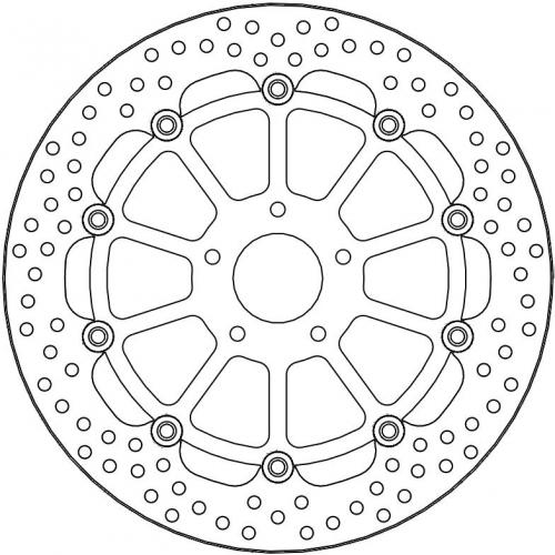 MOTO MASTER 112178, HALO FLOATING ALU DISC 320