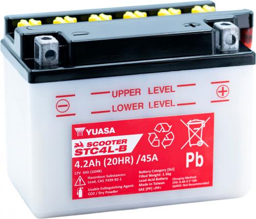 YUASA STC4L-B (DC) 12V SCOOTER BATTERY