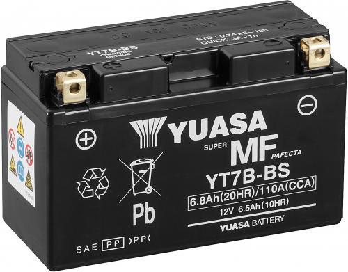 YUASA YT7B-BS YUASA BATTERY & ACID PACK