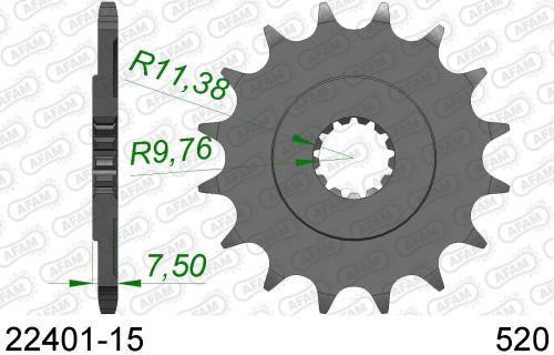 AFAM FRONT 15T, 520 AF12240115