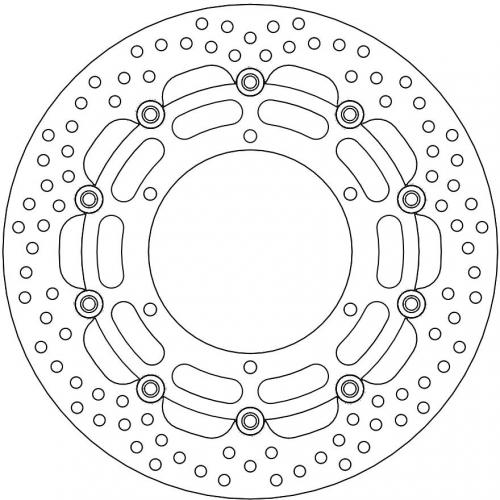 MOTO MASTER 112139, HALO FLOATING ALU DISC 320