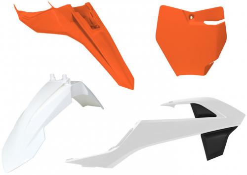RTECH PLASTIC KIT 4 PCS K ORANGE-WHITE (OE) 2023