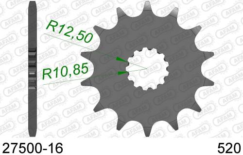 AFAM FRONT 16T, 520 AF12750016