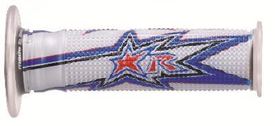ARIETE OTHERS HARRIS RED/BLUE STAR R GRIPS