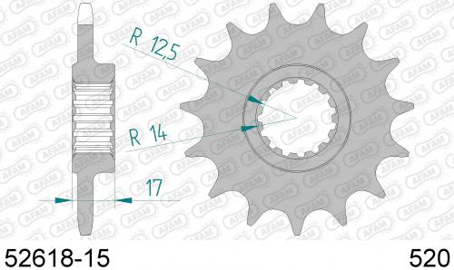 AFAM FRONT 15T, 520 AF15261815