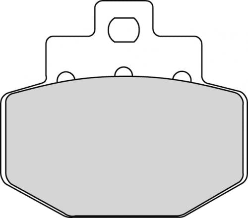 FERODO FDB2115P BRAKE PADS ORGANIC