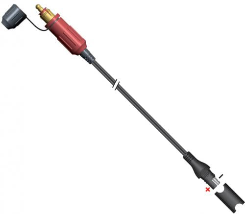 TECMATE O-9 SAE TO 12V DIN PLUG LEAD 1.2M OPTIMATE - ACU22