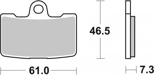 BREMBO 07HD19SR BRAKE PADS SINTER SPORT