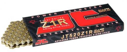 JT CHAINS 520Z1R X 110 GOLD JT PREMIUM X-RING CHAIN