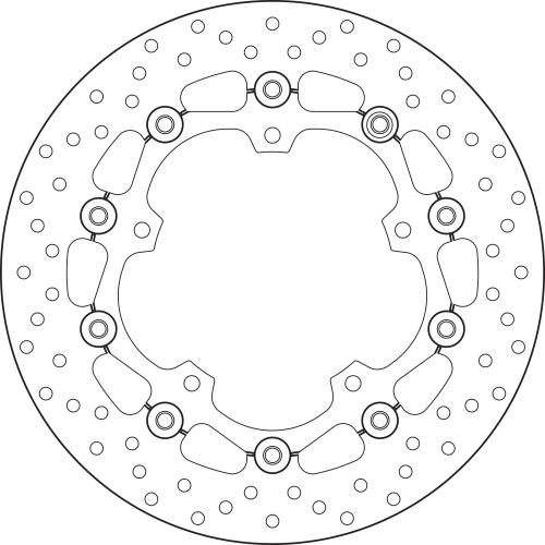 Brembo Serie Oro Floating Brake Disc 298 mm – 78B40849