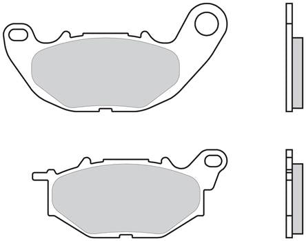 Brembo CC Carbon-Ceramic Brake Pads for Yamaha MT-03 321 / MT-25 250 & More – 07YA52CC