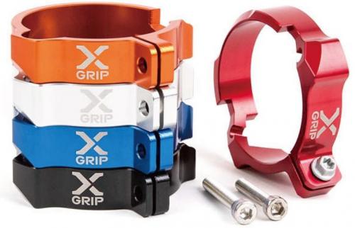 X-GRIP EXHAUST FLANGE GUARD, SILVER