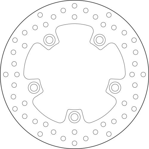 BREMBO BRAKE DISC, 68B40734