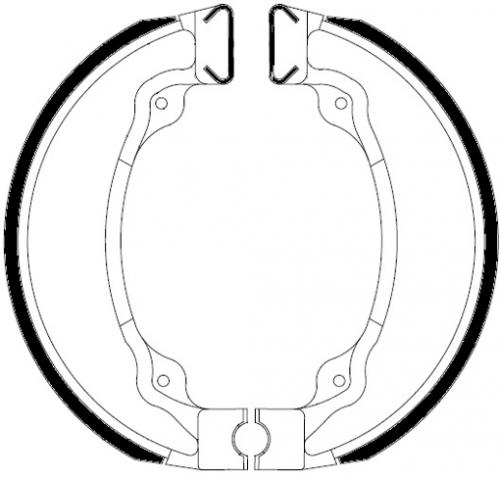 FERODO FSB958A BRAKE SHOE SET