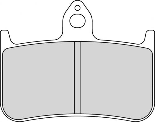 FERODO FDB533P BRAKE PADS ORGANIC