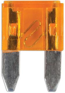 LASER TOOLS MINI BLADE FUSES 5A, BEIGE 25PC