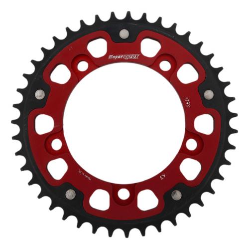 Supersprox Stealth rear sprocket 43T 525 pitch Red 1050 TIGER/TIGER SE (525 conv.) 2007–2014 RST-1792:43-RED