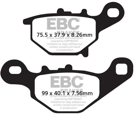 EBC FA 401R EBC DISC PADS