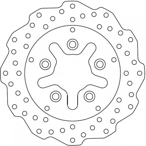 FERODO FMD0446R FIXED BRAKE DISC