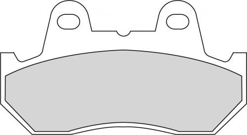 FERODO FDB538P BRAKE PADS ORGANIC