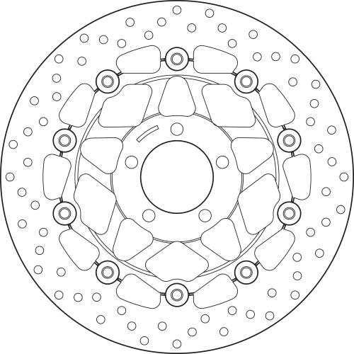 Brembo Serie Oro Floating Brake Disc 300 mm – 78B40841