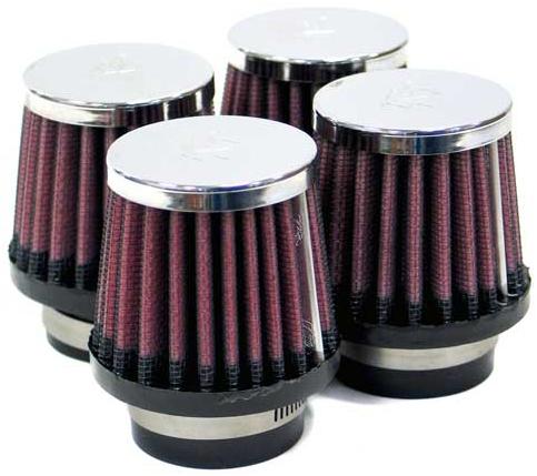 K&N UNIVERSAL FILTER CHROME RC-2334