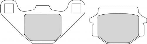 FERODO FDB314P BRAKE PADS ORGANIC