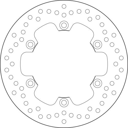Brembo Serie Oro Fixed Brake Disc 220 mm – 68B407M5