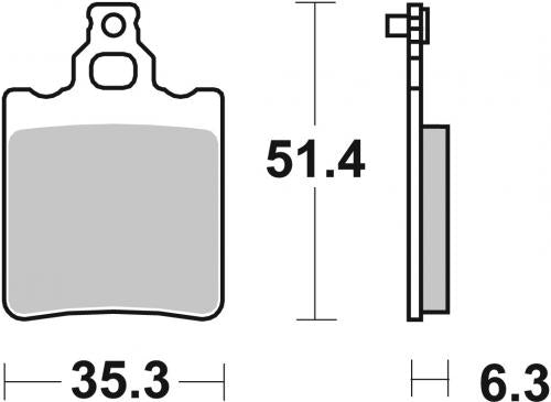 BREMBO 07084CC BRAKE PADS ORGANIC