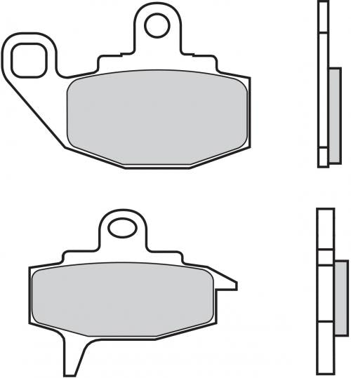 Brembo TT Carbon-Ceramic Brake Pads for Kawasaki KX 125 / KX 250 & More – 07KA10TT