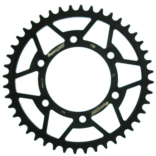 SUPERSPROX SUPERSPROX REAR STEEL 44T, BLACK, 520 SU473544B