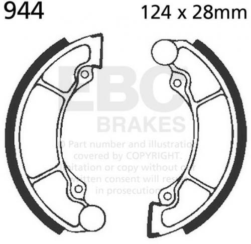 EBC 944 EBC BRAKE SHOES