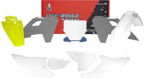 RTECH PLASTIC KIT 7 PCS WHITE-GREY-HSQ LEMON YEL (OE)