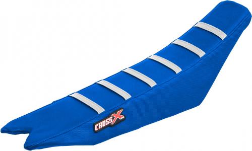 CROSS X SEAT COVER, BLUE/BLUE/WHITE (STRIPES) M9123BLBLW