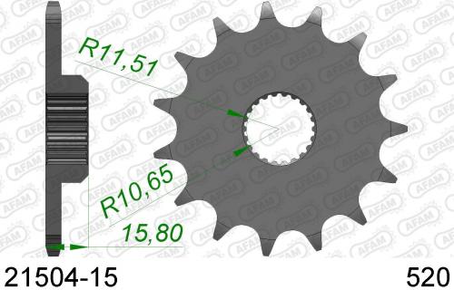 AFAM FRONT 15T, 520 AF12150415
